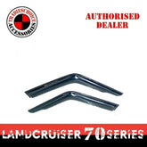 Weather Shields Weathershields Window Visors for Landcruiser 70 76 78 79 Single Cab Luxury